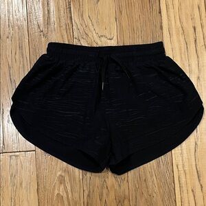 Puliou Black Patterned Women's Shorts - small